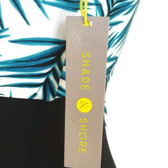 Shade & Shore Underwire Corset Bikini Palm Print - Picture 10 of 10